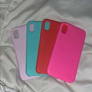 4 Iphone XR silicone cases!!!